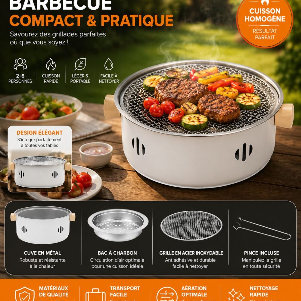 barbecue portable compact