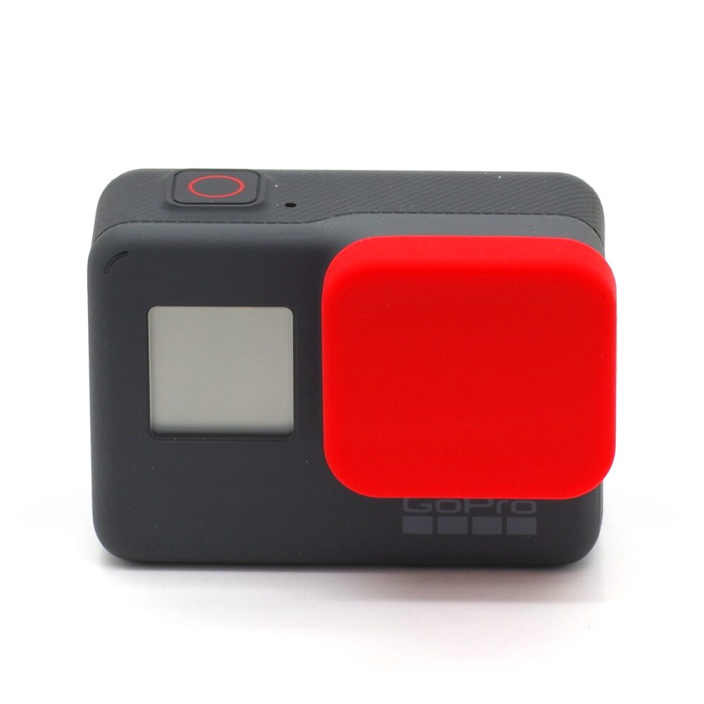 Capuchon en silicone pour GoPro HERO5 et HERO6 - Rouge