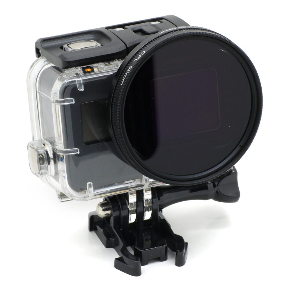 Kit filtre polarisant 58mm pour GoPro HERO5 et HERO6