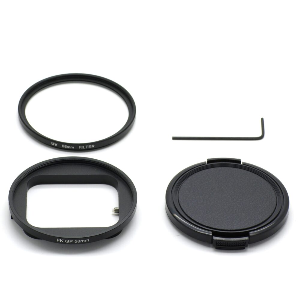 Kit filtre UV 58mm pour GoPro HERO5 et HERO6