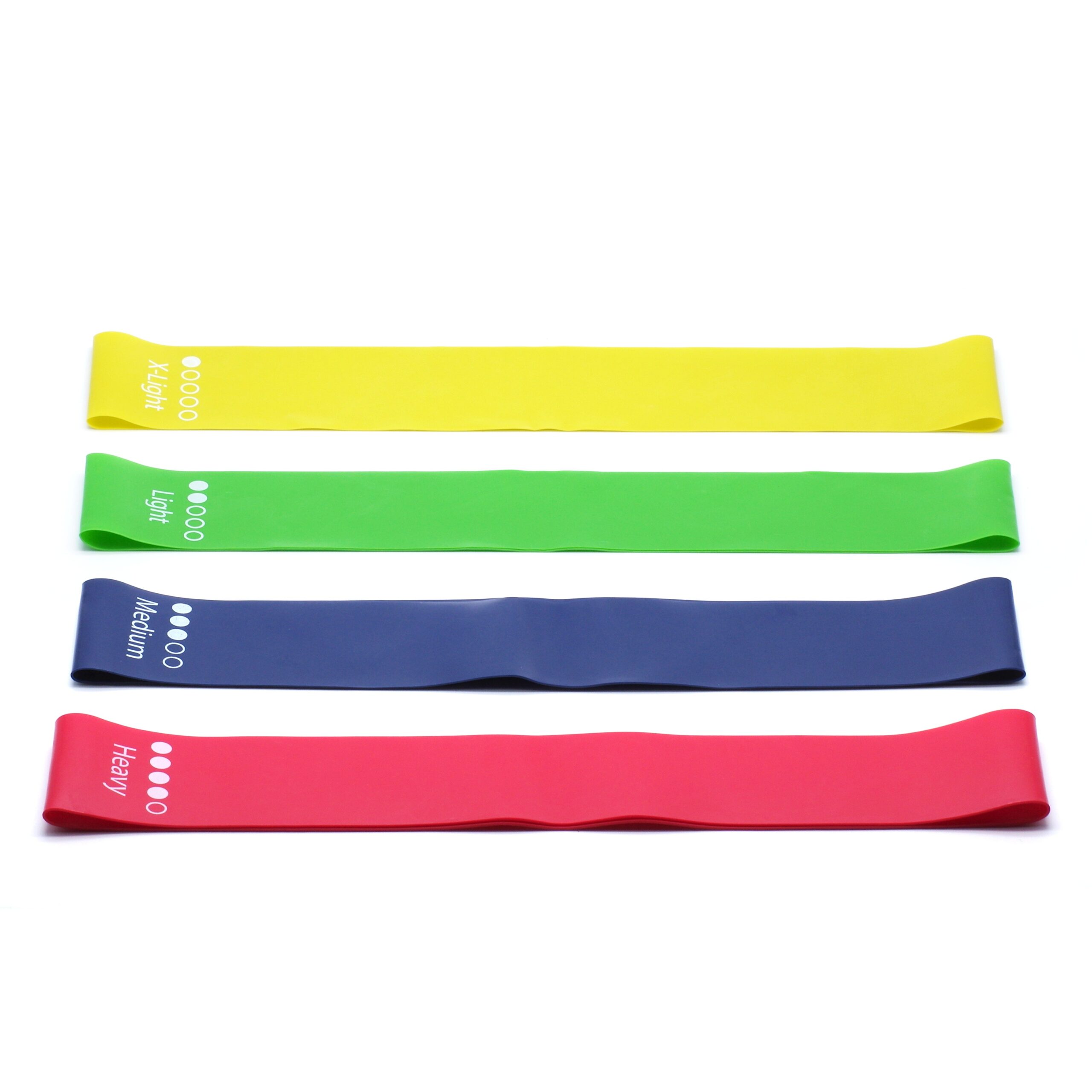 Set de 4 bandes élastiques en latex