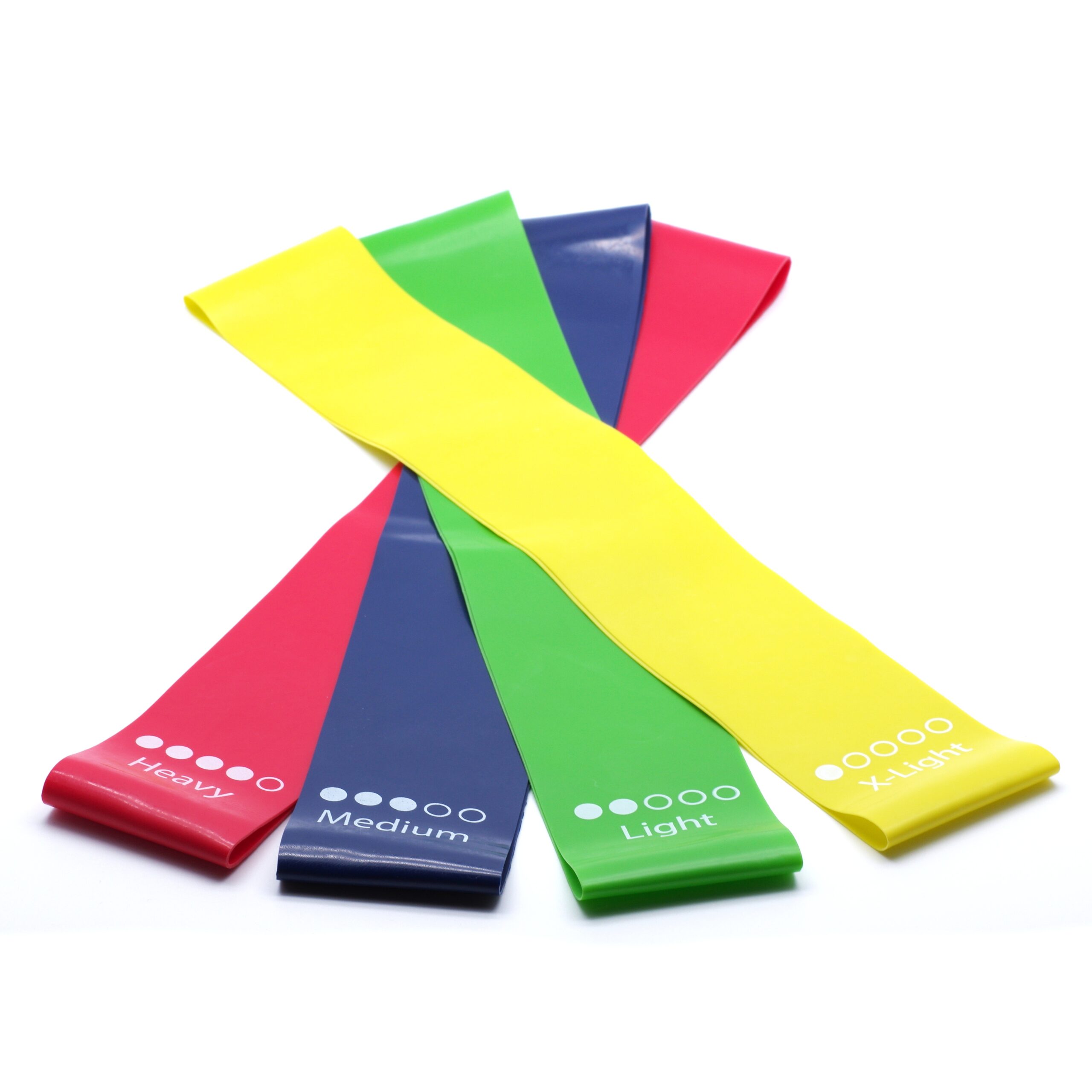 Set de 4 bandes élastiques en latex