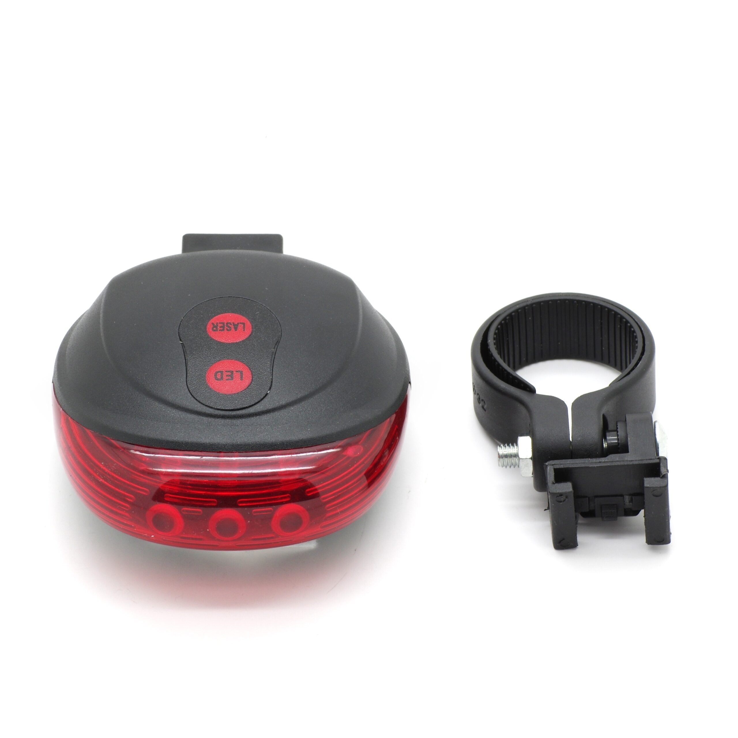 Feu rouge arrière à LED + laser pour vélo