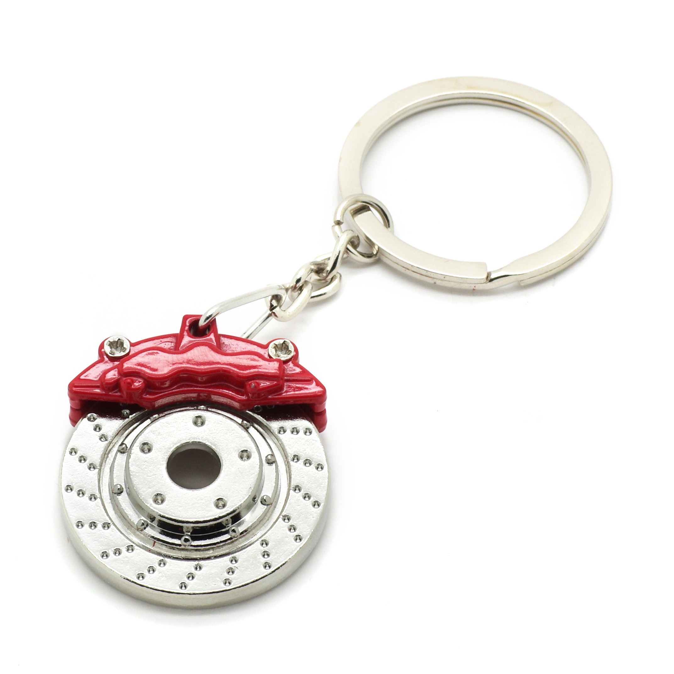 Porte-clé frein à disque rouge