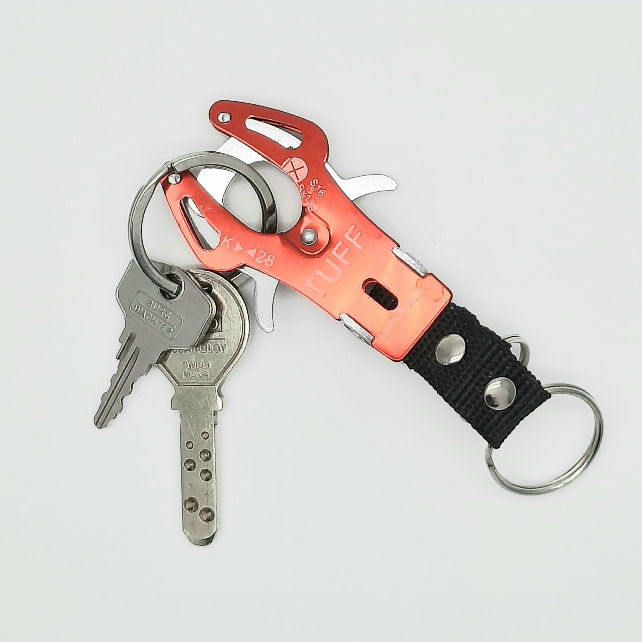 Porte-clés mousqueton tigre