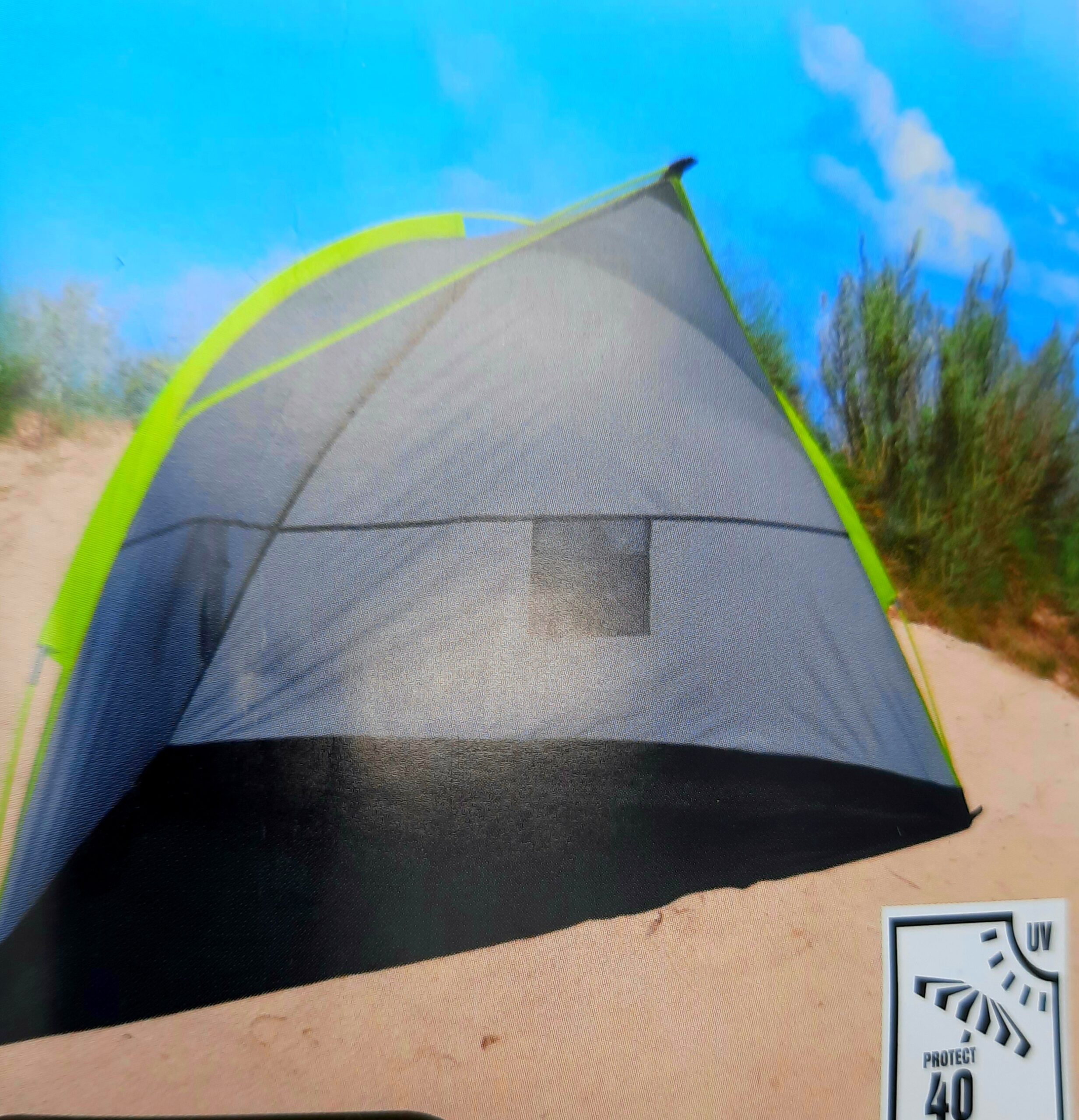 Abri de plage ultra léger