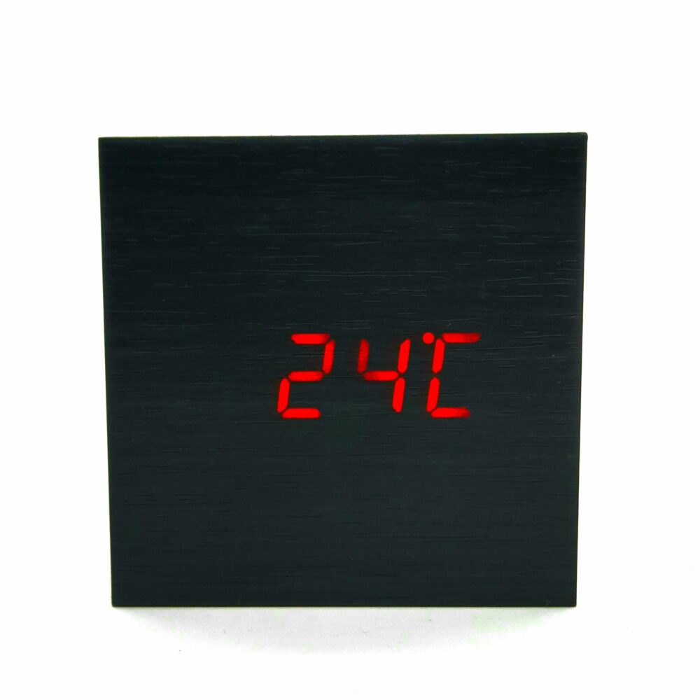 LCD Cube Clock Déluxa