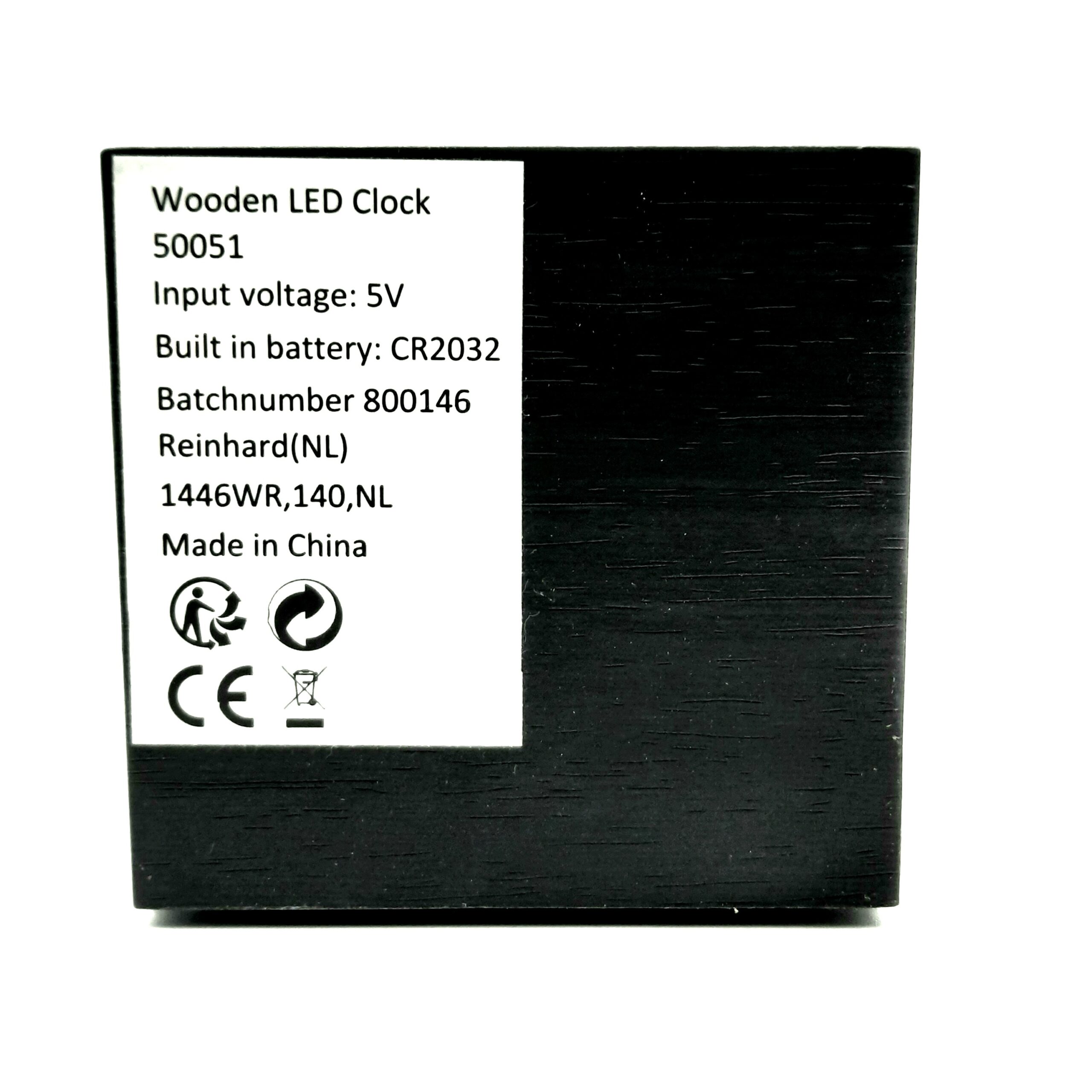 LCD Cube Clock Déluxa