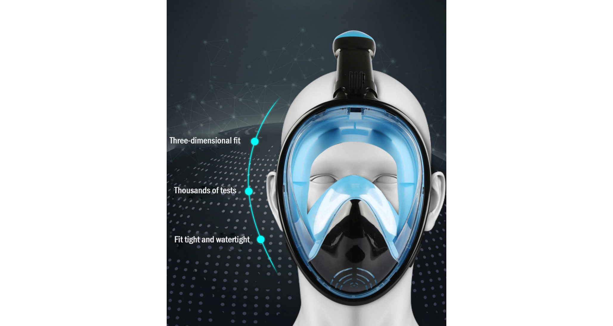 Masque de plongée intégral