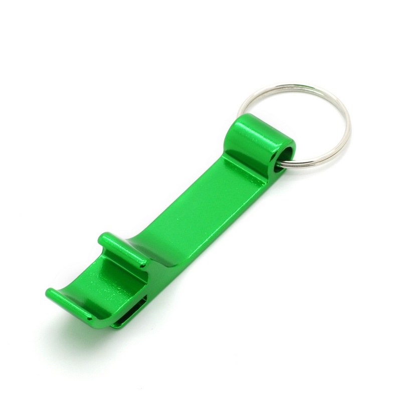 Flaschenöffner-Schlüsselanhänger - Grün