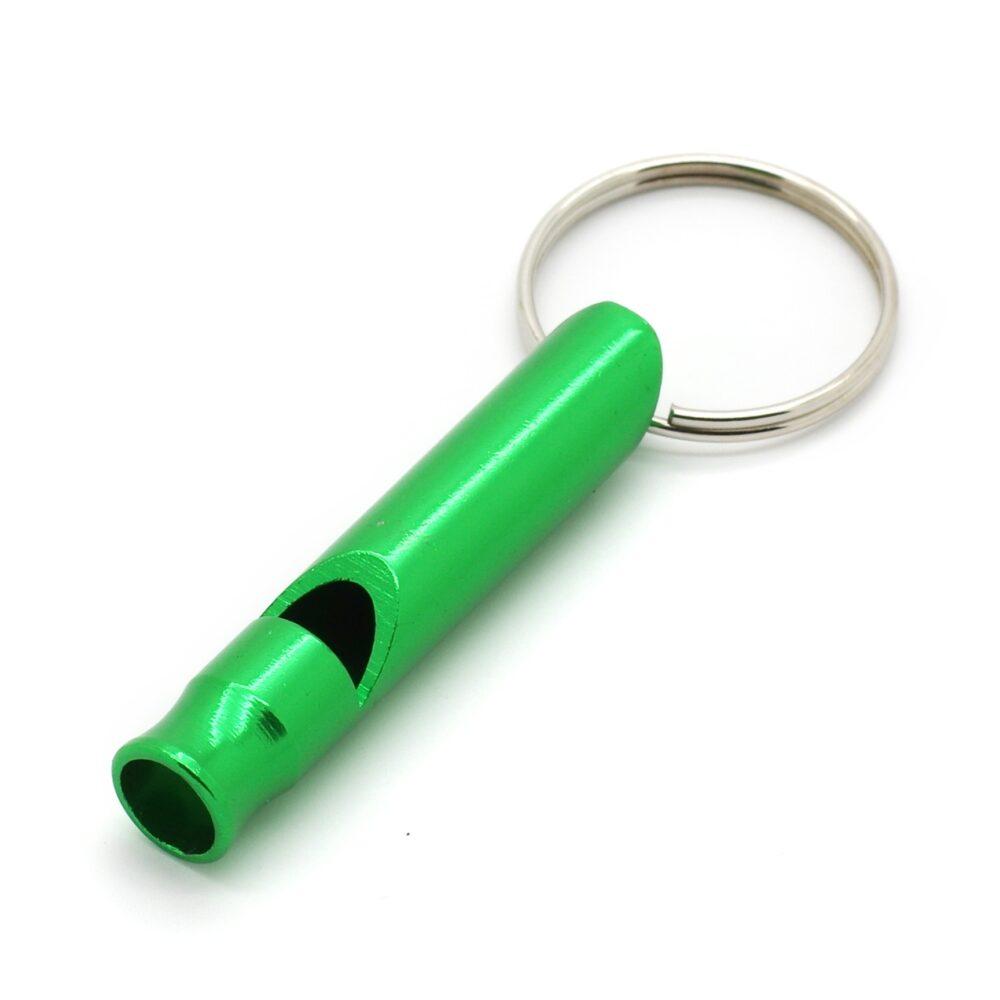 Porte-clé sifflet - Vert