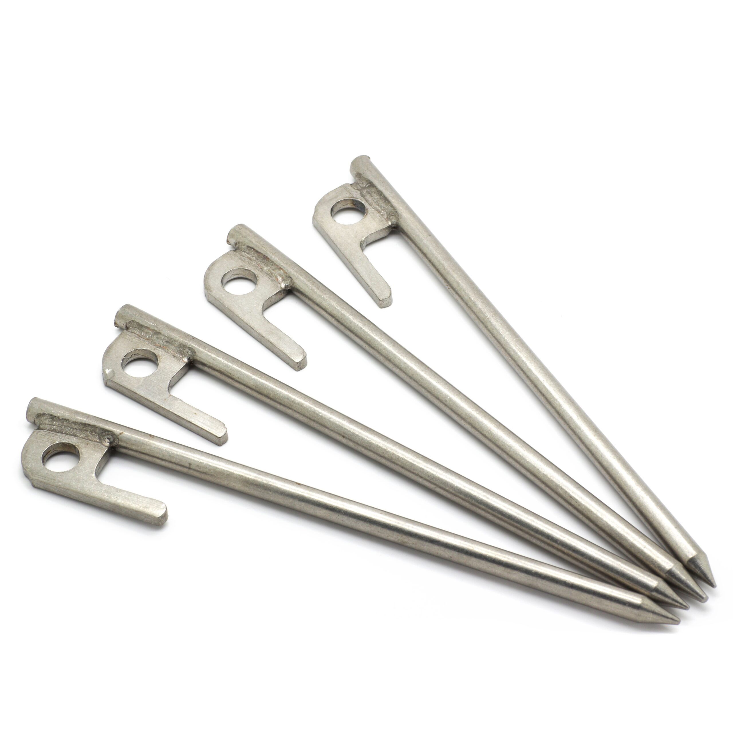 Pack de 4 sardines en acier inoxydable