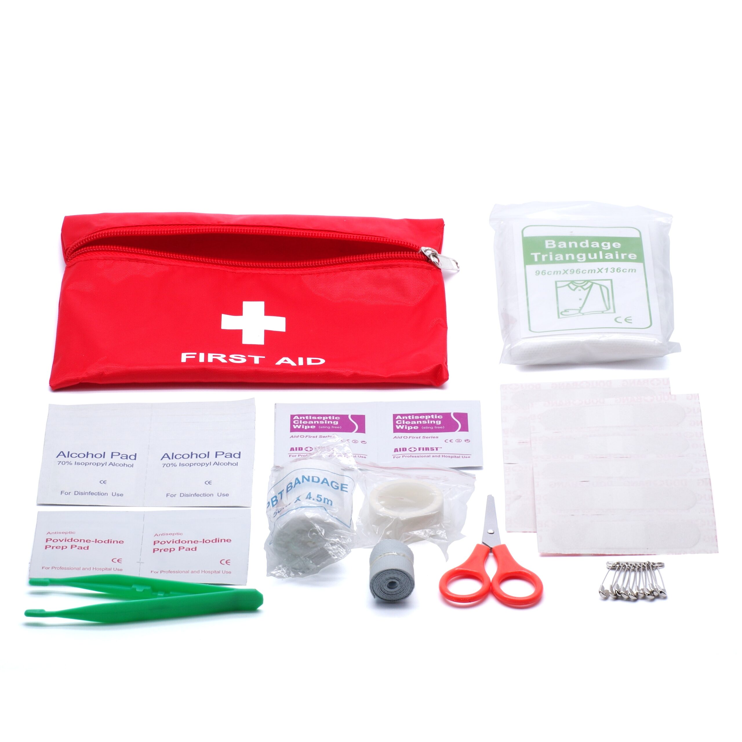 Kit de premier secours de 44 pièces